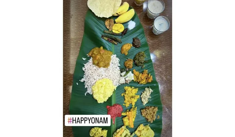 Sheikh Hamdan Joins Onam Celebrations with Traditional Feast