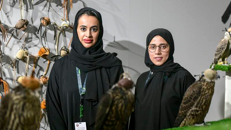 Emirati sisters’ fledgling falconry business takes flight at Adihex 2023