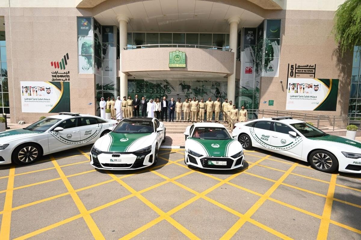 Dubai Police Expands Supercar Fleet with 100 Audi Vehicles