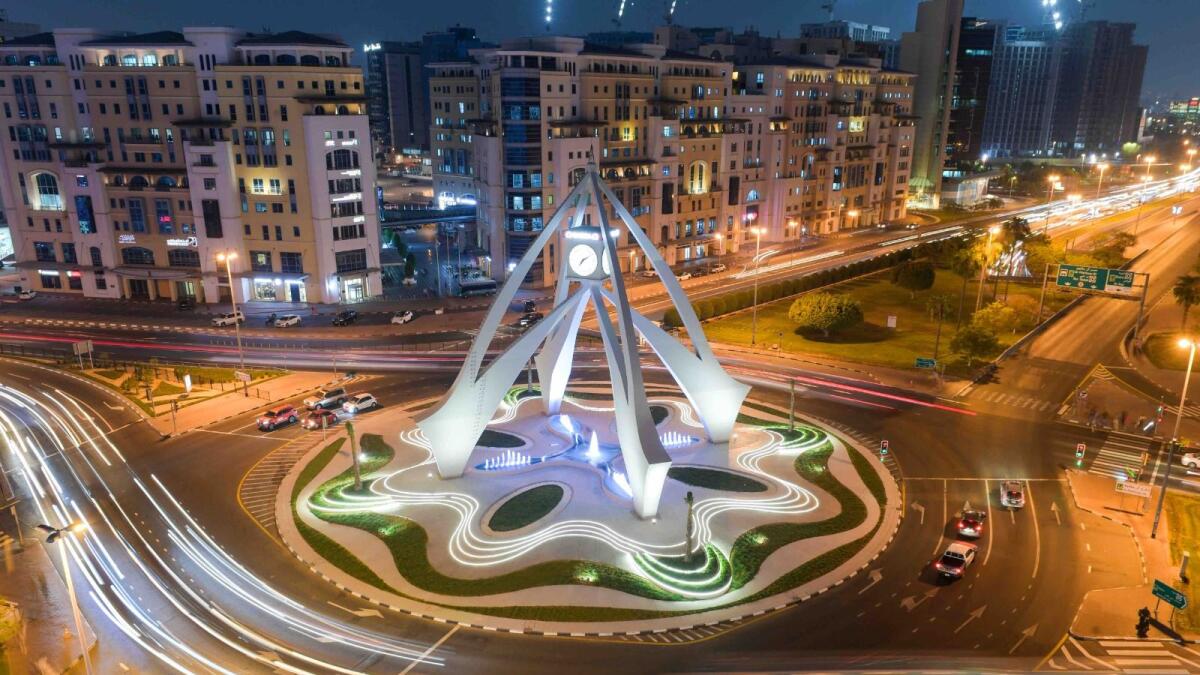 Dubai’s Iconic Clock Tower Gets a Stunning Makeover